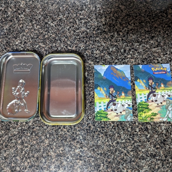 Pokémon Mini Tin X3 w/ Mini Art Card and Sticker (Empty) - Picture 5 of 9